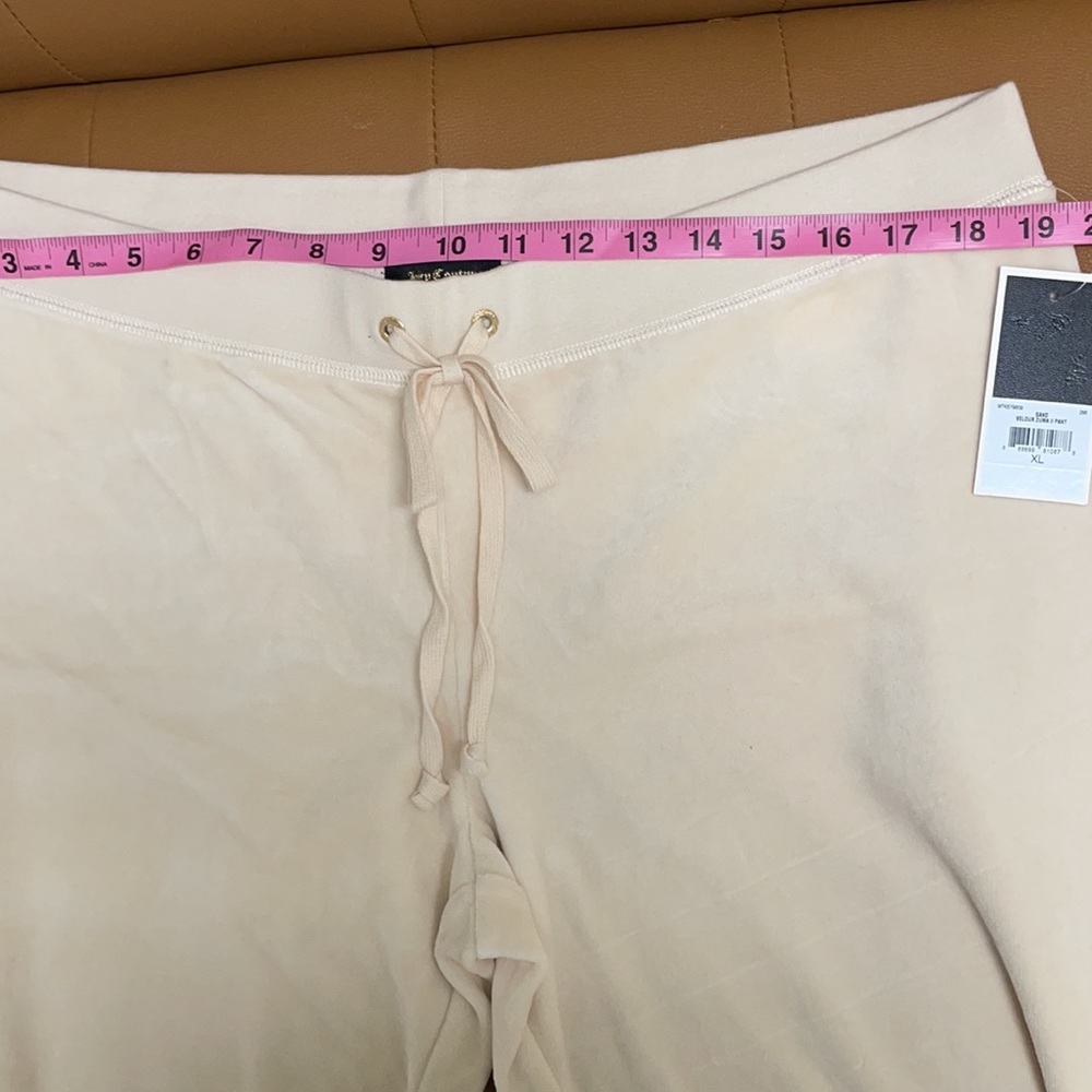 Juicy Couture velour cream zuma pant size large - Picture 11 of 14